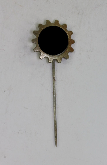 Deutsche Arbeitsfront (DAF), Mitgliedsabzeichen, Hst. RZM M1/65 (E. F Wiedmann, Frankfurt am Main) - Militaria-Berlin