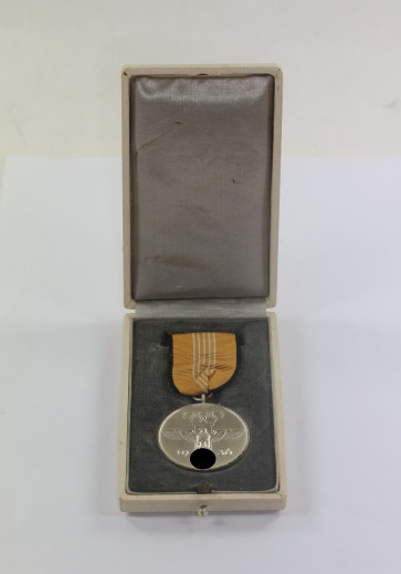 Deutsche Olympia-Erinnerungsmedaille 1936, im Etui - Militaria-Berlin