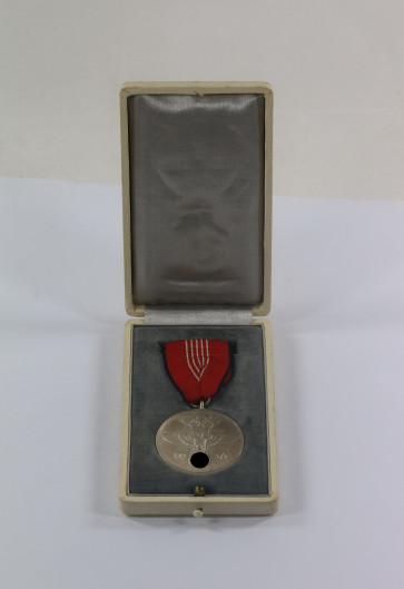 Deutsche Olympia-Erinnerungsmedaille 1936, im Etui - Militaria-Berlin