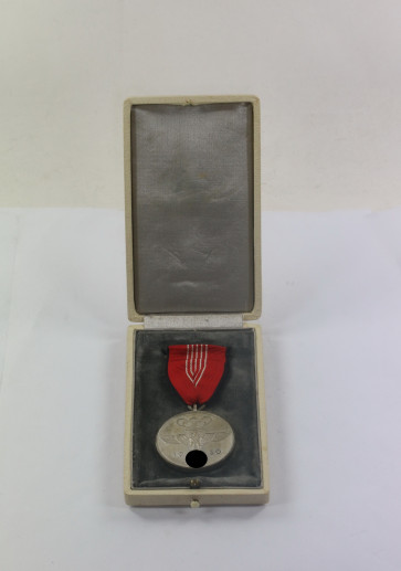 Deutsche Olympia Erinnerungsmedaille 1936, im Etui (Berlin 1936) - Militaria-Berlin