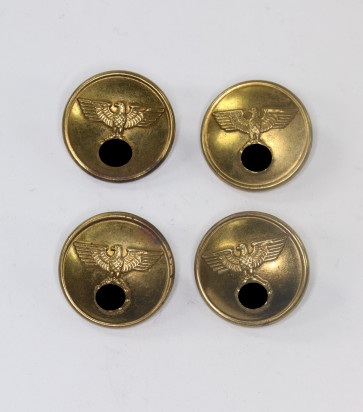 Deutsche Reichsbahn (DR), Mantelknopf (Höchste Qualität 25 M) - Militaria-Berlin