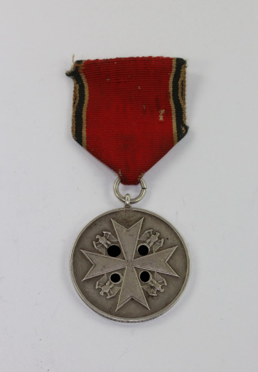 Deutsche Verdienstmedaille in Silber, Hst. PR. Münze Berlin, (Frakturschrift) - Militaria-Berlin