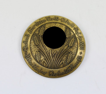 Deutscher Frauenarbeitsdienst, Brosche mit Trägernummer - Militaria-Berlin