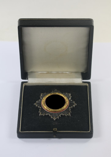 Deutsches Kreuz in Gold, Hst. 20 (leicht), im großen Etui - Militaria-Berlin