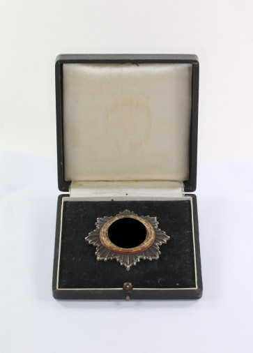 Deutsches Kreuz in Gold, Hst. 20 (leicht), im Etui - Militaria-Berlin