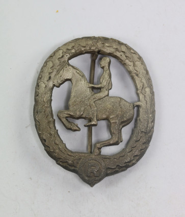 Deutsches Reiterabzeichen 2. Klasse in Silber 1930, Hst, L. Chr. Lauer, Nürnberg-Berlin  - Militaria-Berlin
