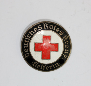 Deutsches Rotes Kreuz (DRK), Brosche für Helferin - Militaria-Berlin