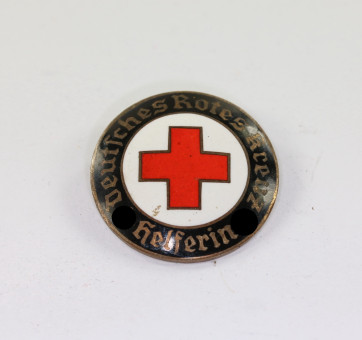 Deutsches Rotes Kreuz (DRK), Brosche für Helferin - Militaria-Berlin