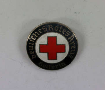  Deutsches Rotes Kreuz (DRK), Brosche für Helferin, Hst. F.&R. St. Ges. Gesch. - Militaria-Berlin