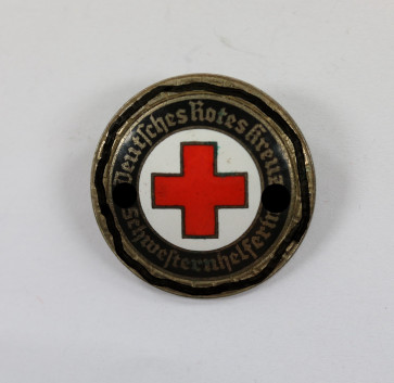 Deutsches Rotes Kreuz (DRK), Brosche für Schwesternhelferin - Militaria-Berlin