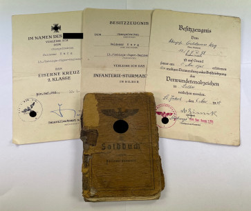 Dokumentennachlass Gebirgesjäger - Endkampf 1945 - Militaria-Berlin