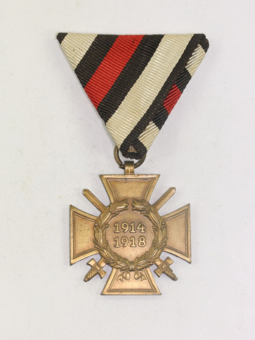 Ehrenkreuz für Frontkämpfer, an Dreiecksband - Militaria-Berlin