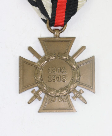 Ehrenkreuz für Frontkämpfer, Hst. W.D. mit Bienewappen (Wilhelm Deumer) - Militaria-Berlin
