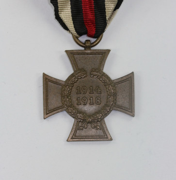 Ehrenkreuz für Kriegsteilnehmer, Hst. W.D. und Bienen Logo - Militaria-Berlin