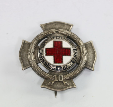 Ehrenzeichen des Preußischen Landesvereins vom Roten Kreuz 10 Jahre - Militaria-Berlin
