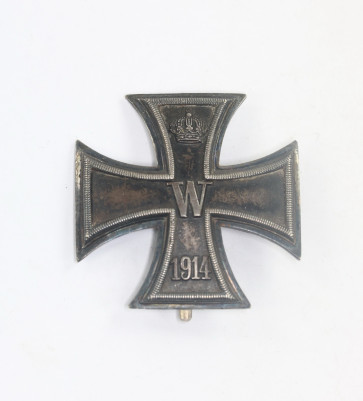 Eisernes Kreuz 1. Klasse 1914, 800 Silber, Wagner & Sohn, Berlin - Militaria-Berlin