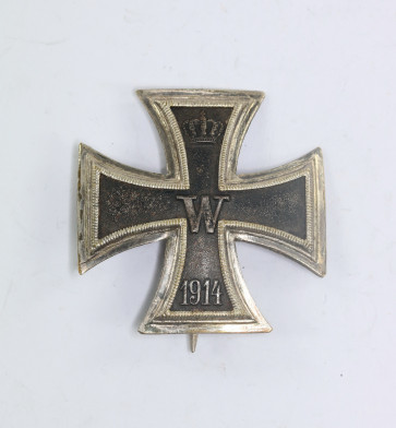  Eisernes Kreuz 1. Klasse 1914, an Nadel, Typ Victoria - Militaria-Berlin