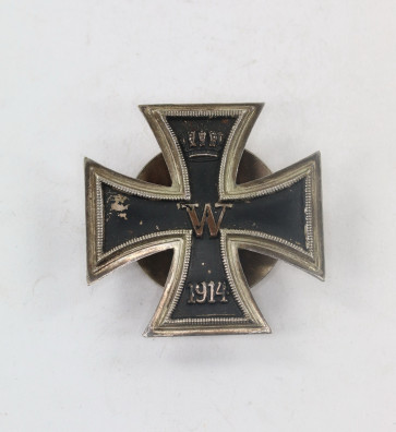 Eisernes Kreuz 1. Klasse 1914, an Scheibe und Mutter - Militaria-Berlin