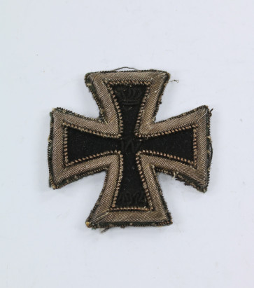 Eisernes Kreuz 1. Klasse 1914, gestickte (!) Ausführung - Militaria-Berlin
