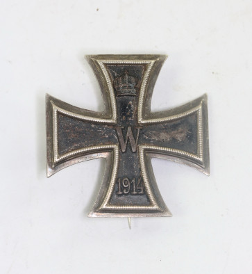 Eisernes Kreuz 1. Klasse 1914, Hst. K.O. (Klein Oberstein), repariert (!) - Militaria-Berlin