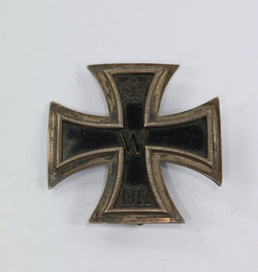 Eisernes Kreuz 1. Klasse 1914, Hst. KMST, Silber (800) - Militaria-Berlin