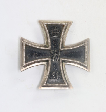  Eisernes Kreuz 1. Klasse 1914, Hst. KO, Mit Gravur (!) "Leut. Gerber 1916" - Militaria-Berlin