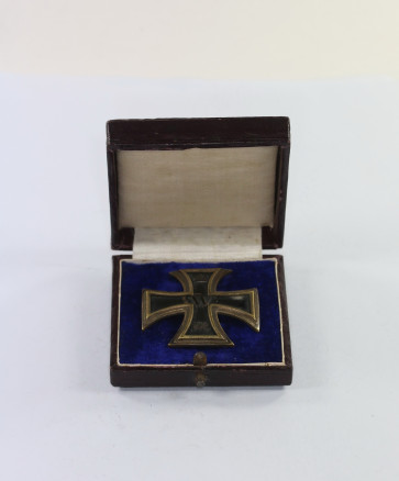 Eisernes Kreuz 1. Klasse 1914, im Etui - Militaria-Berlin