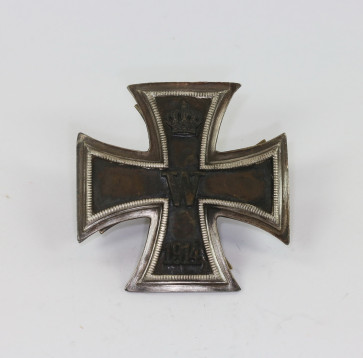 Eisernes Kreuz 1. Klasse 1914, Meybauer, Silber an Scheibe und Mutter - Militaria-Berlin