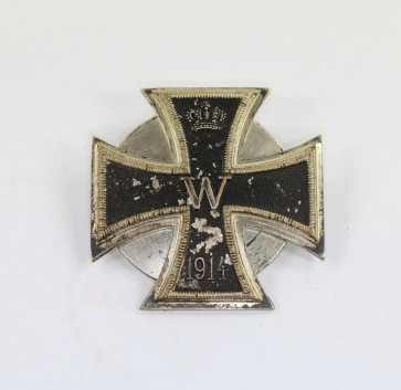 Eisernes Kreuz 1. Klasse 1914, Petz & Lorenz, an Scheibe und Mutter, nicht magnetisch - Militaria-Berlin
