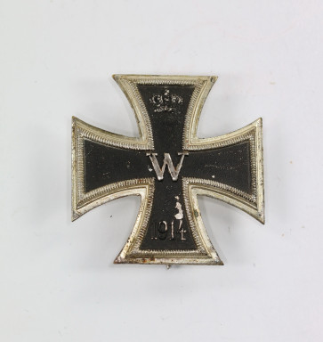 Eisernes Kreuz 1. Klasse 1914, Petz & Lorenz, lange Nadel, magnetisch - Militaria-Berlin