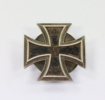 Eisernes Kreuz 1. Klasse 1914, Scheibe und Mutter, Silber, Hst. AWS - Militaria-Berlin