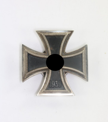 Eisernes Kreuz 1. Klasse 1939, Hst. L59 Runde und Quadraht, an  Schraubscheibe