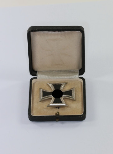 Eisernes Kreuz 1. Klasse 1939, Paul Meybauer (früh), im Etui - Militaria-Berlin