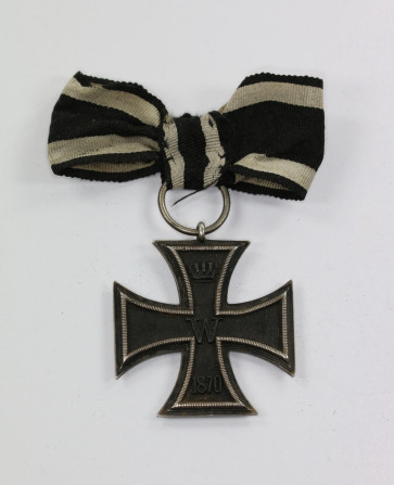  Eisernes Kreuz 2. Klasse 1870, Godet, an Schleife - Militaria-Berlin