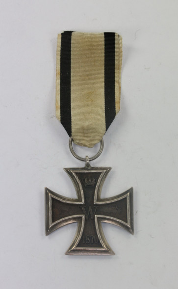 Eisernes Kreuz 2. Klasse 1870, Wagner & Sohn, an Nichtkämpferband (!) - Militaria-Berlin