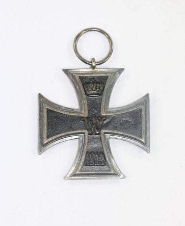 Eisernes Kreuz 2. Klasse 1914, Hst. W u S + Zusatzpunze (?) (Wagner & Sohn, Berlin) - Militaria-Berlin
