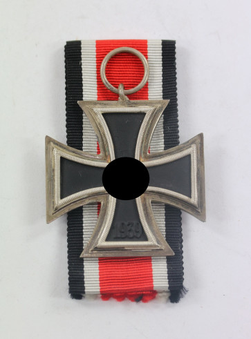 Eisernes Kreuz 2. Klasse 1939, C.E. Juncker, Crunch Bead Frame - Militaria-Berlin