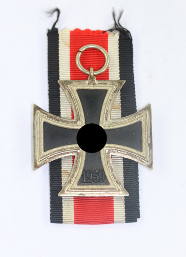 Eisernes Kreuz 2. Klasse 1939, C.E. Juncker, "Wide Frame" Zink Kern (!) - Militaria-Berlin