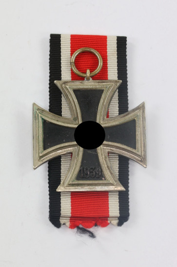  Eisernes Kreuz 2. Klasse 1939, Juncker, "Wide Frame" Zink Kern (!) - Militaria-Berlin