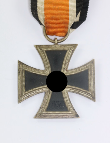 Eisernes Kreuz 2. Klasse 1939, oranges Band (!) - Militaria-Berlin