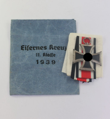  Eisernes Kreuz 2. Klasse 1939, Paulmann & Crone, in Verleihungstüte - Militaria-Berlin