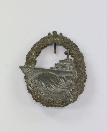  Zerstörerkriegsabzeichen, Hst. JFS, Kriegsgefangenschaft - Militaria-Berlin