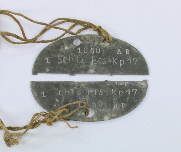 Erkennungsmarke Schützen Ersatz Kompanie - Militaria-Berlin
