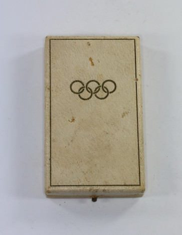 Etui Deutsche Olympia-Erinnerungsmedaille 1936 - Militaria-Berlin