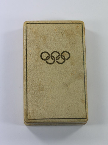 Etui Deutsche Olympia-Erinnerungsmedaille 1936 - Militaria-Berlin