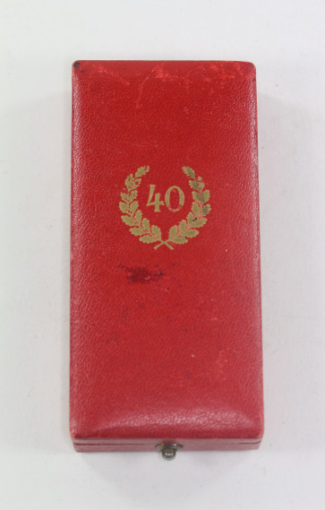 Etui für ein Treudienstehrenzeichen in Gold (40 Jahre) - Militaria-Berlin