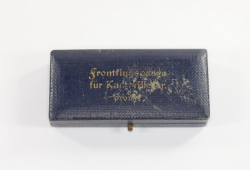 Etui Frontflugspange für Kampfflieger in Bronze - Militaria-Berlin