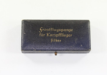 Etui Frontflugspange für Kampfflieger in Silber - Militaria-Berlin