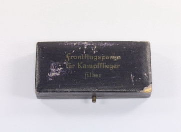 Etui Frontflugspange für Kampfflieger in Silber - Militaria-Berlin