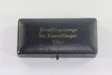 Etui Frontflugspange für Kampfflieger Silber - Militaria-Berlin